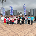 参加徒步大会